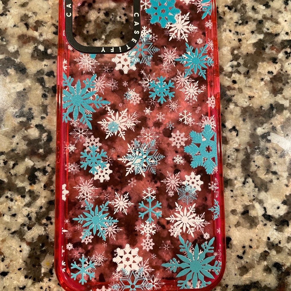 12 Pro Snowflake Casetify Case